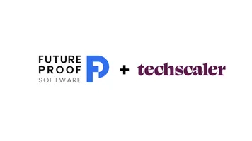 Logos of Future-proof Software and Techscaler