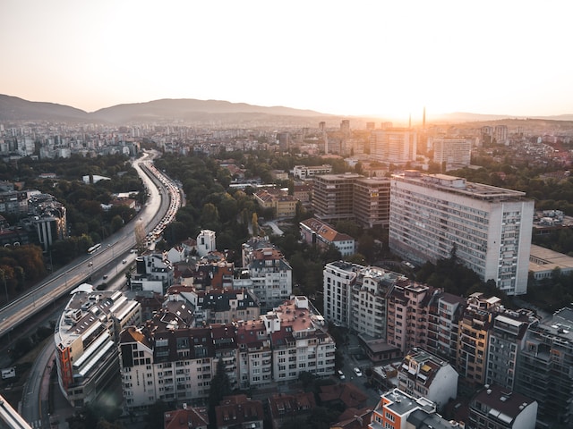 Photo of Sofia, Bulgaria from above